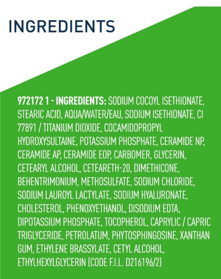 Cerave Hydrating Cleanser Bar, Beauty & Personal Care, Bath & Body