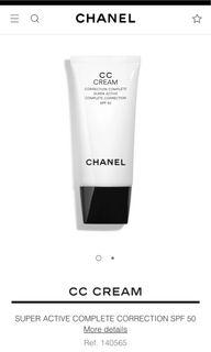 chanel cc cream in 20 beige with spf 50
