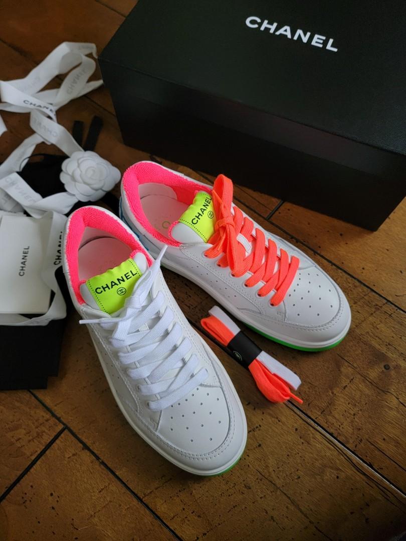 Chanel discount sneakers multicolor