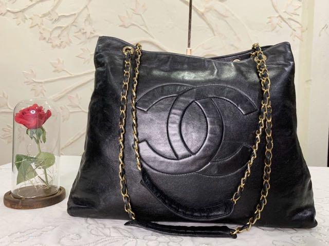 chanel vintage tote bag