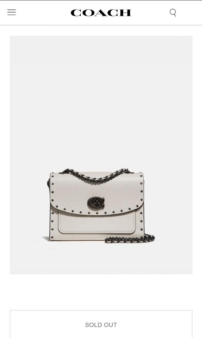 Coach parker 18 chalk deals
