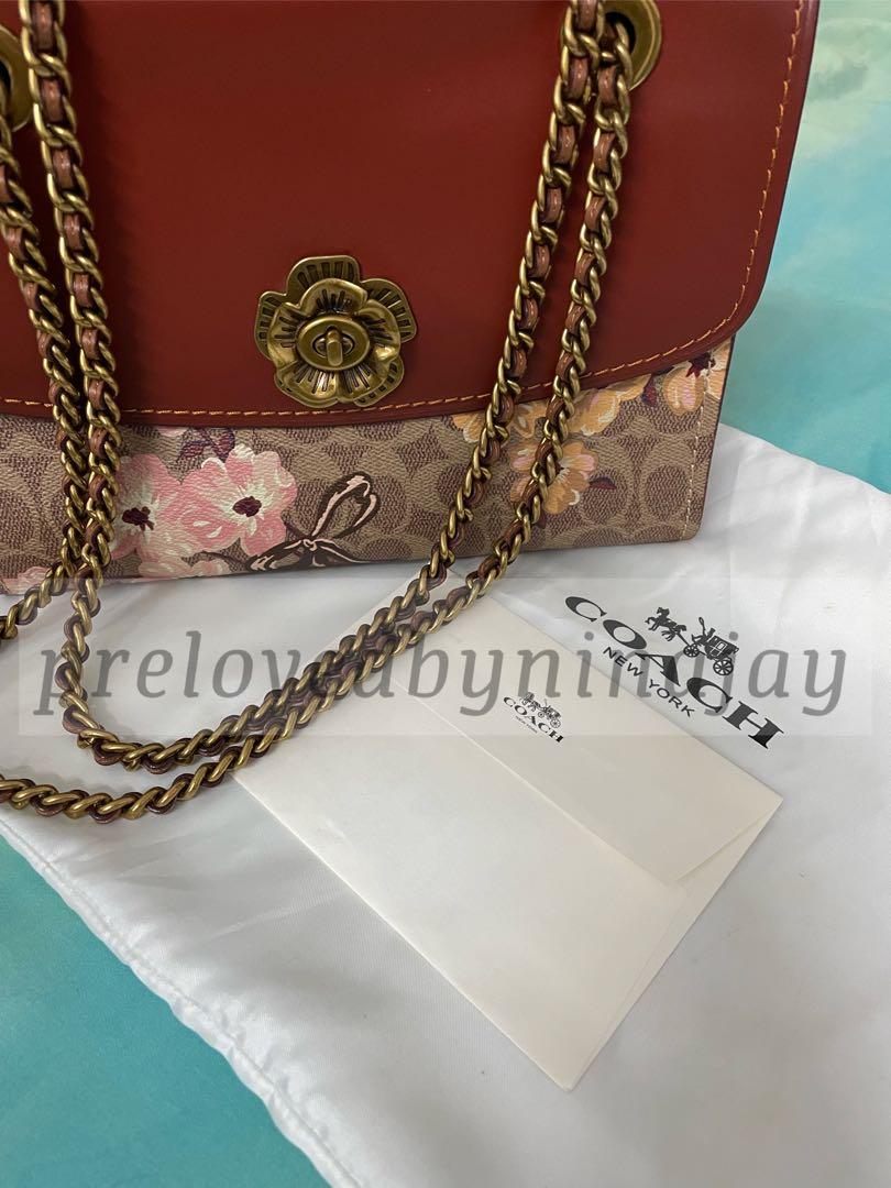 Coach Parker in Signature Canvas with Prairie Floral Print s