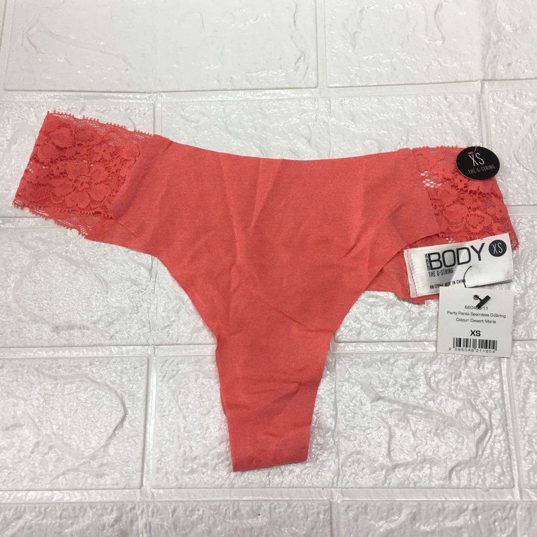 Cotton On Body Peach G String Underwear, Women's Fashion, Undergarments