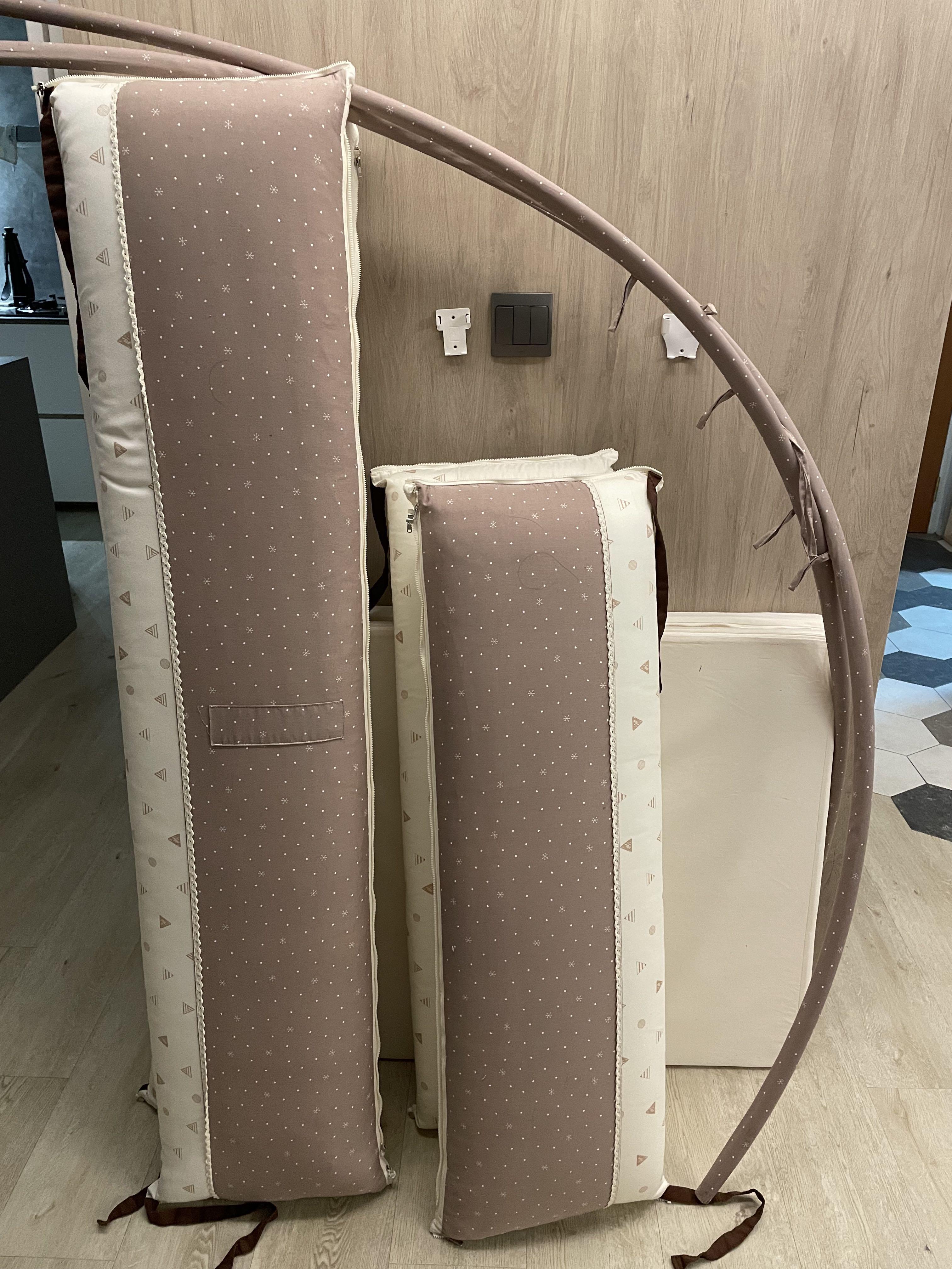 Creamhaus Bumper Bed Milk Brown, Babies & Kids, Baby Nursery & Kids