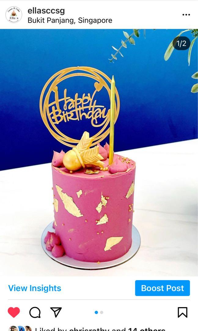 Customised Cake, Food & Drinks, Homemade Bakes on Carousell