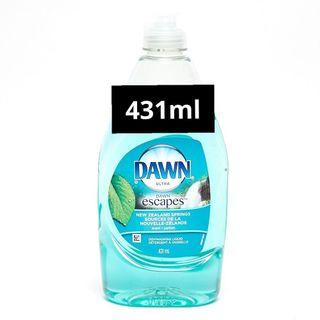 Dawn Ultra Escapes New Zealand  Springs  Dishwashing Liquid  431ml