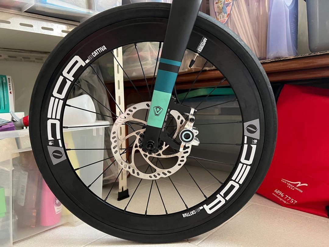 Deca 451 Wheel set with Deca hub full black