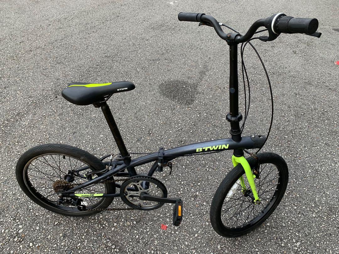 decathlon foldable bike