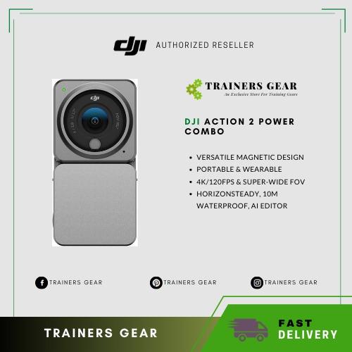  DJI Action 2 Power Combo WITHOUT Magnetic Protective Case,  Action Camera with Extended Battery Module, 155° FOV, Magnetic Attachments,  Stabilization Technology, Waterproof Camera Ideal : Toys & Games