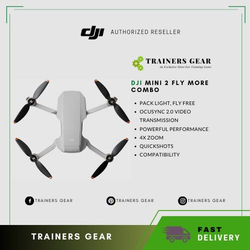 DJI Mini 2 Fly More Combo Ultralight Foldable Drone 3 Axis