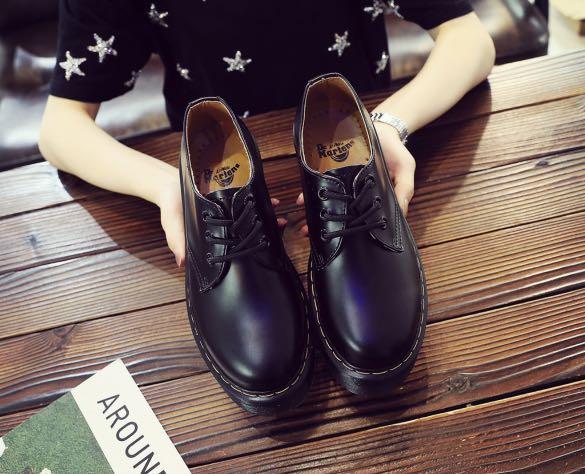Dr Martens 1461 smooth leather platform 