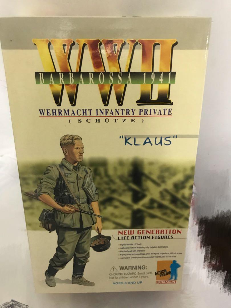 Dragon 威龍1/6 1:6 12 吋WWII World War Two Germany Barbarossa 1941