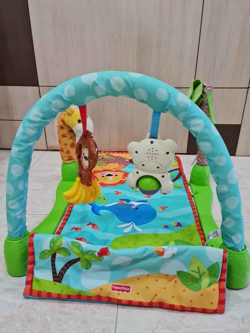 Fisher price rainforest play mat, Babies & Kids, Infant Playtime on