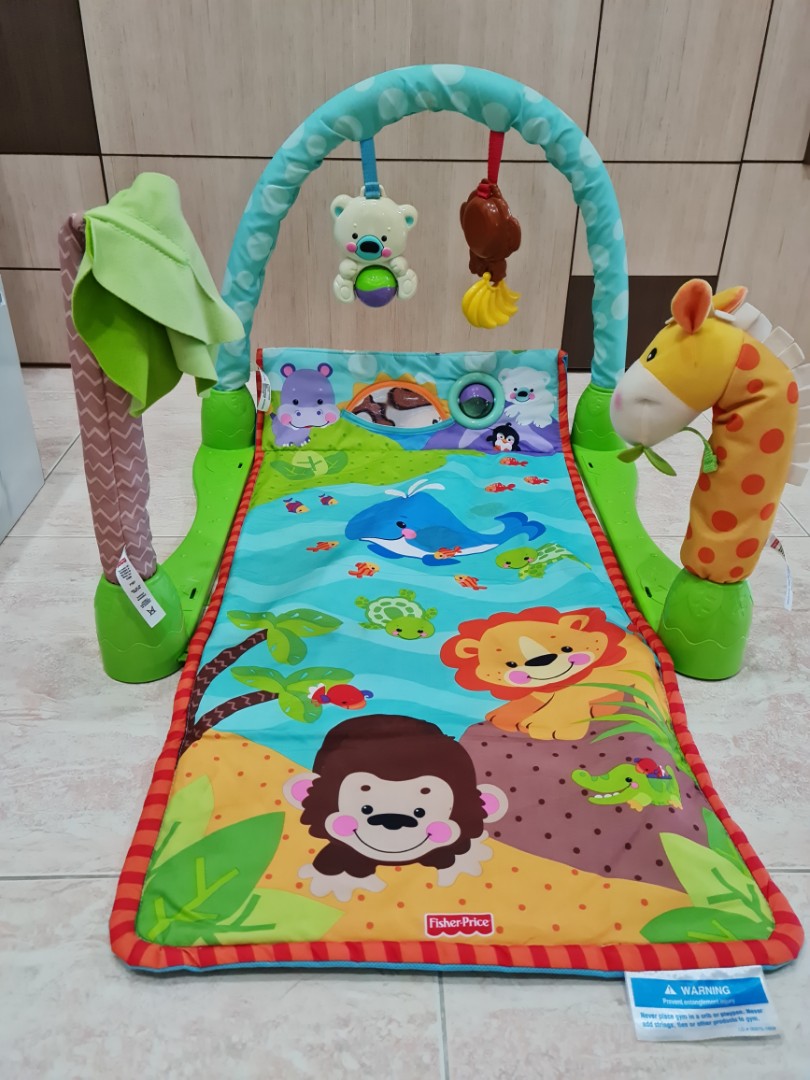 Fisher price rainforest play mat, Babies & Kids, Infant Playtime on