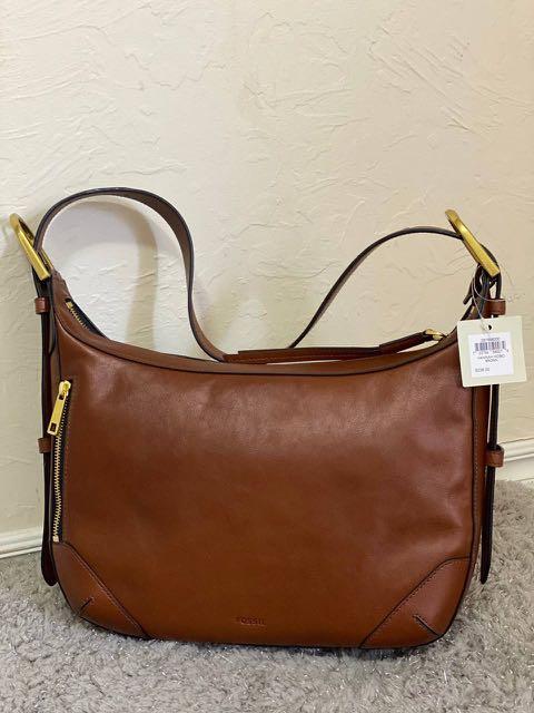 Fossil hannah hobo clearance bag