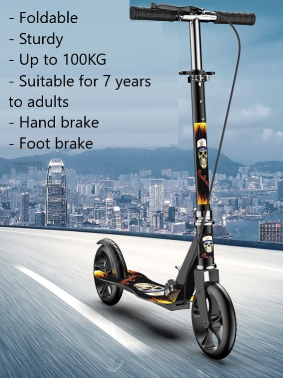 FREE DELIVERY Kick Scooter foldable scooter for up to 100kg, Sports