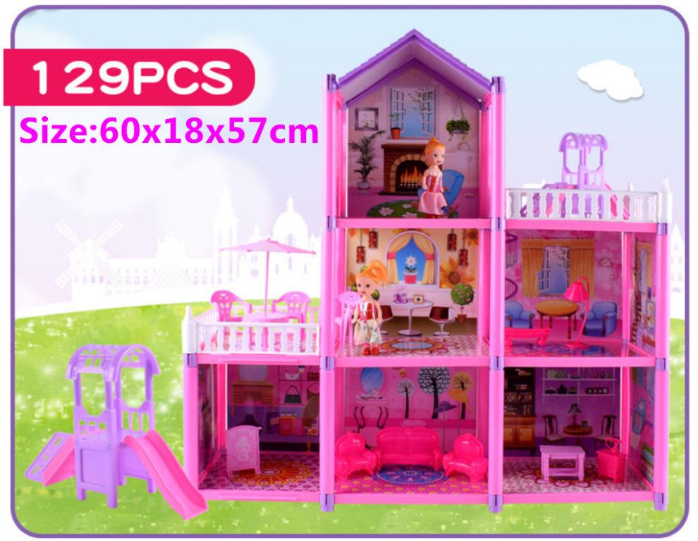 Barbie big house shop set