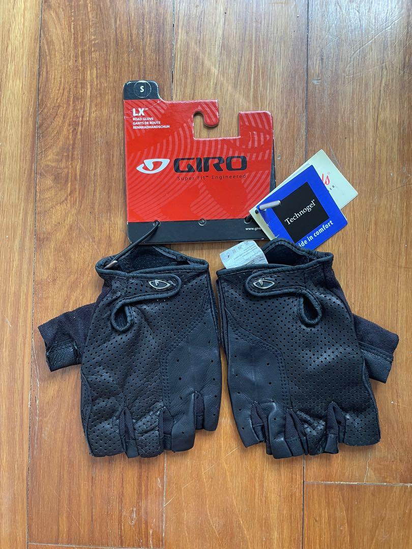 GIRO LX GLOVE LEATHER SMALL BLACK Sports Equipment Bicycles Parts Bicycles on Carousell