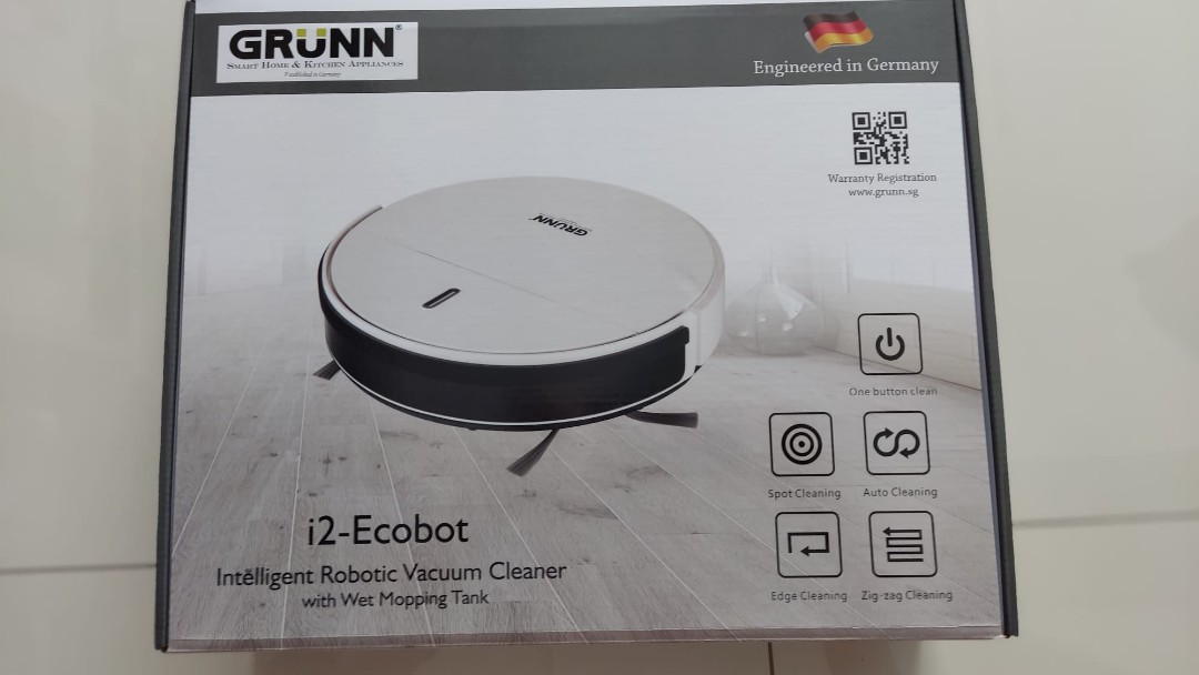 Grunn i2Ecobot Robot Vacuum Cleaner, TV & Home Appliances, Vacuum
