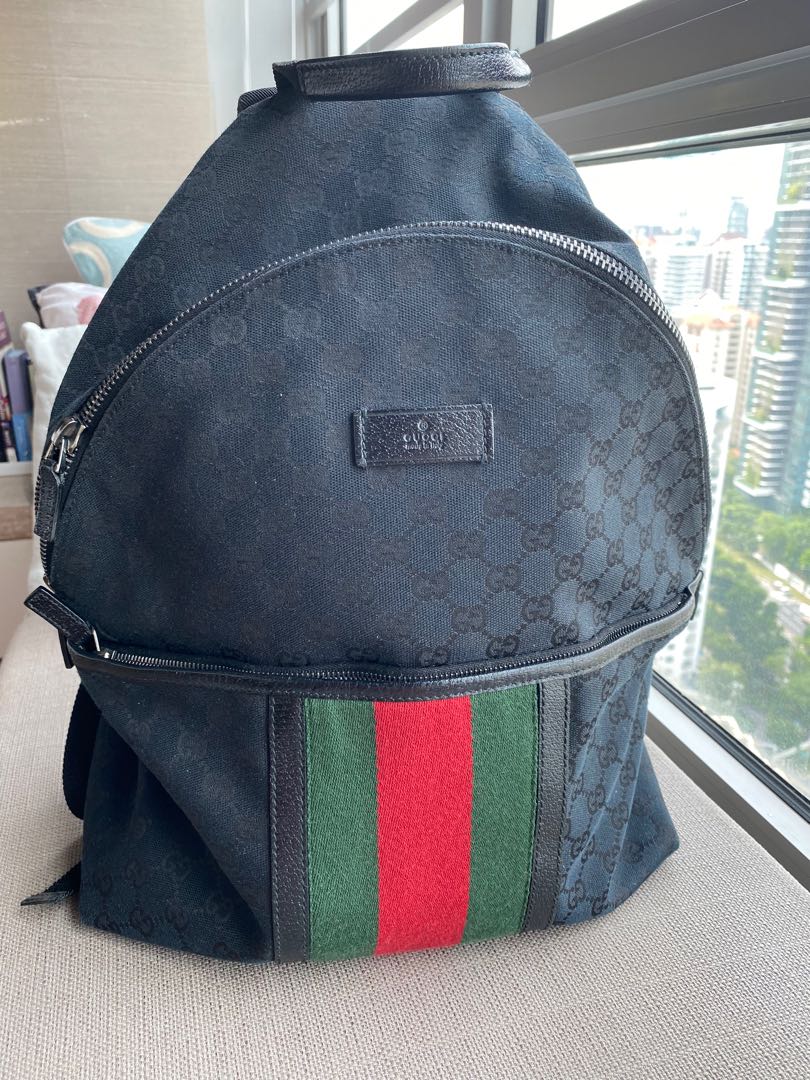Gucci black backpack