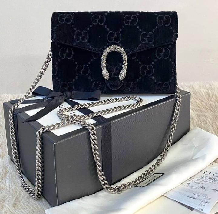 Dionysus velvet gg best sale supreme wallet on chain