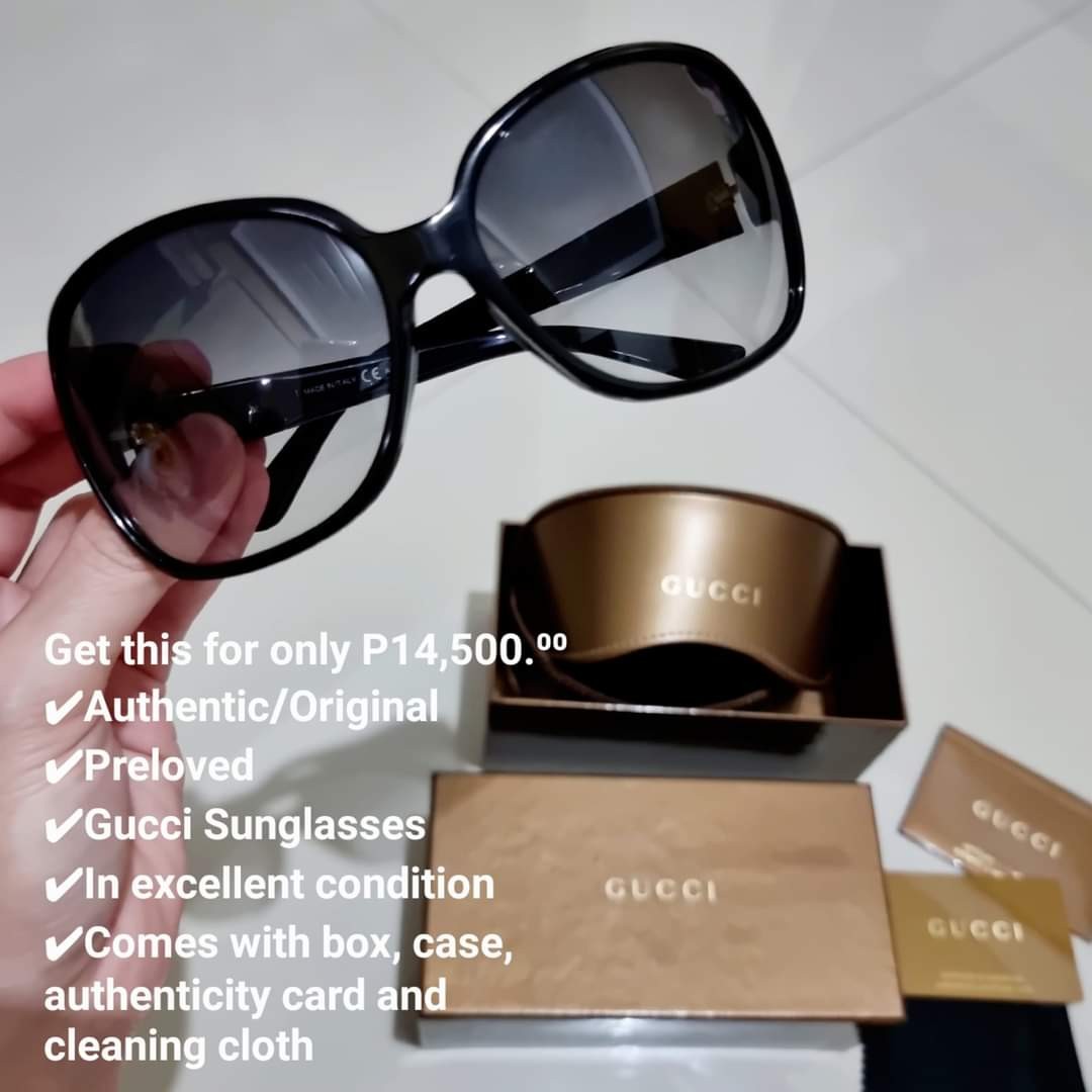 gucci sunglasses authenticity card