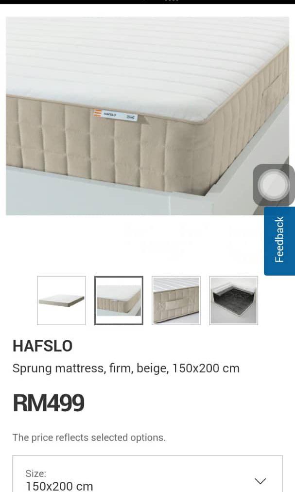 Hafslo mattress queen new arrivals