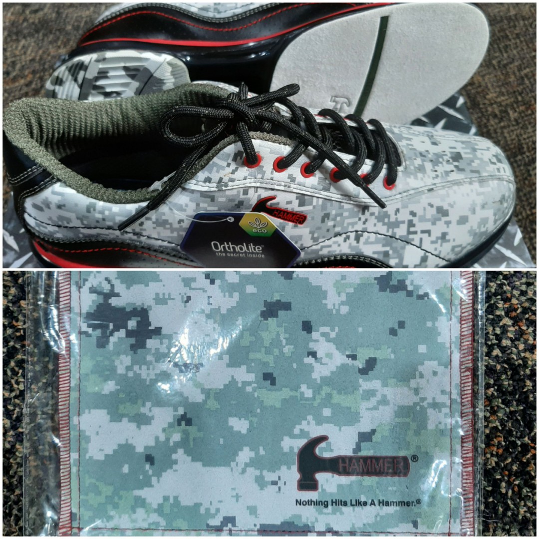 Hammer Camo Shoe & Shammy Bowling Ball, Sports Equipment, Sports