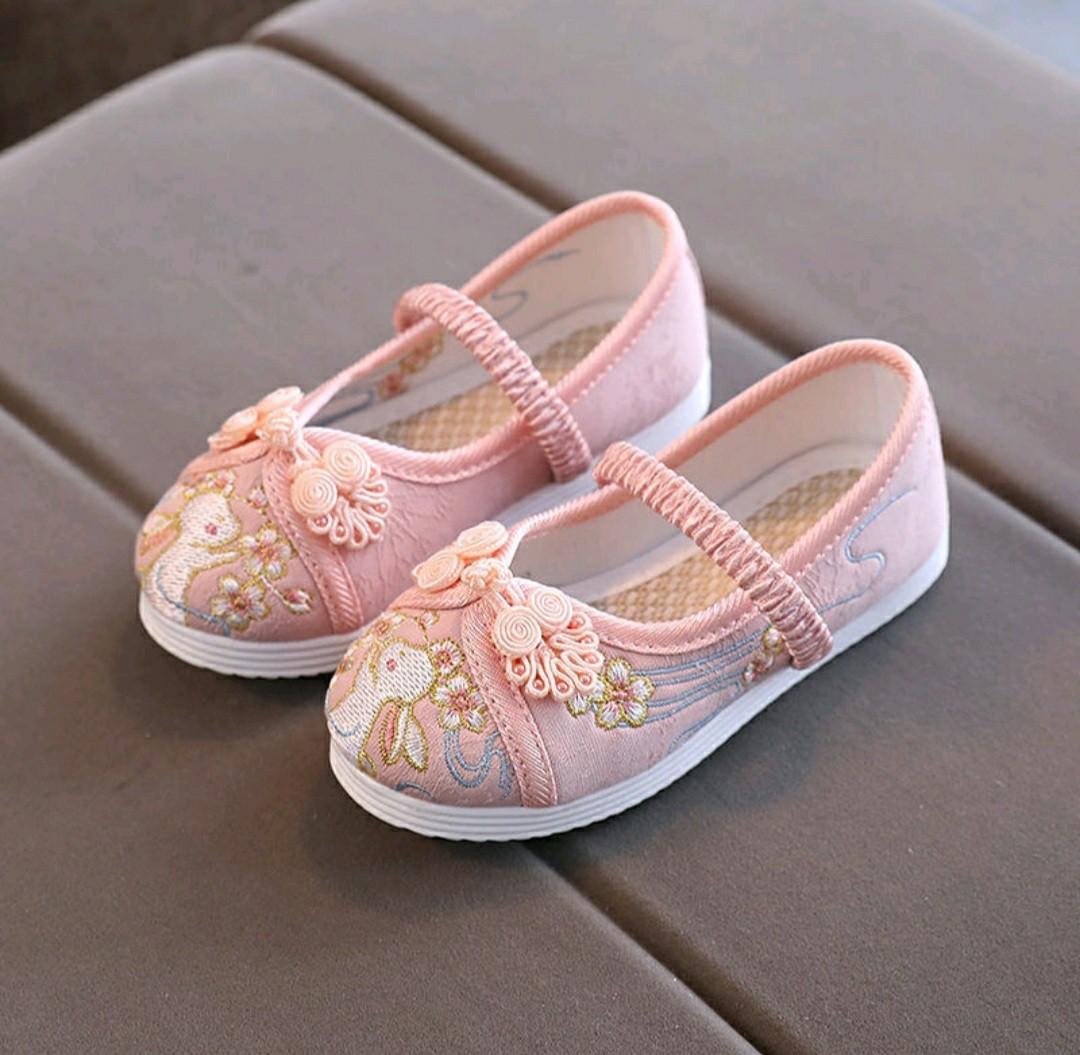 Hanfu Shoes Girls Pink Colour