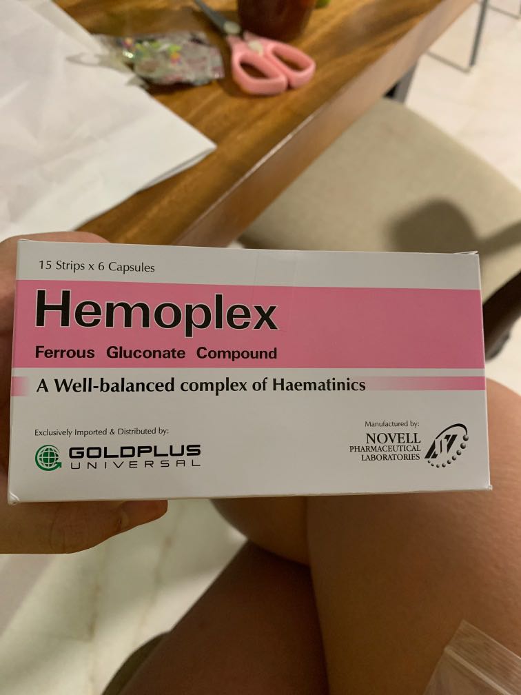 Hemoplex Capsule, Health & Nutrition, Health Supplements, Vitamins ...