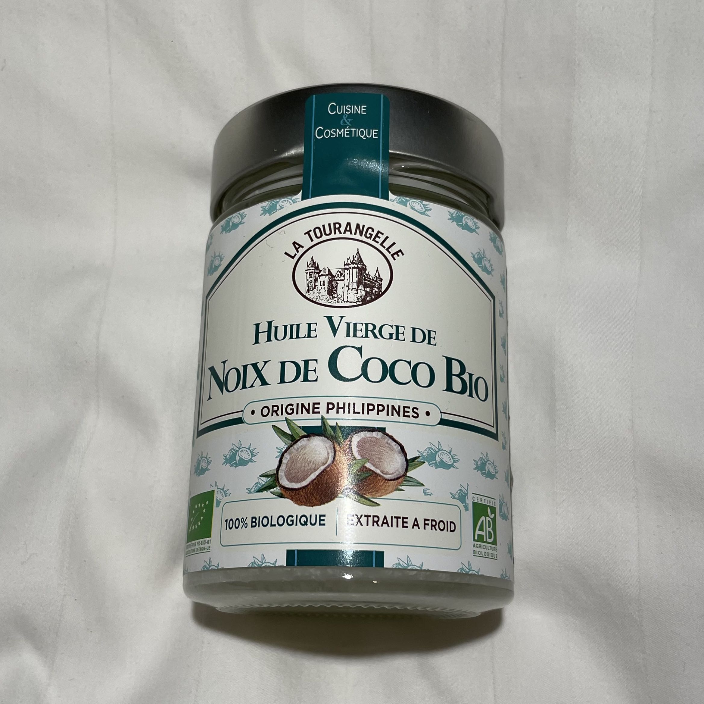 Huile vierge de noix de coco bio 314ml