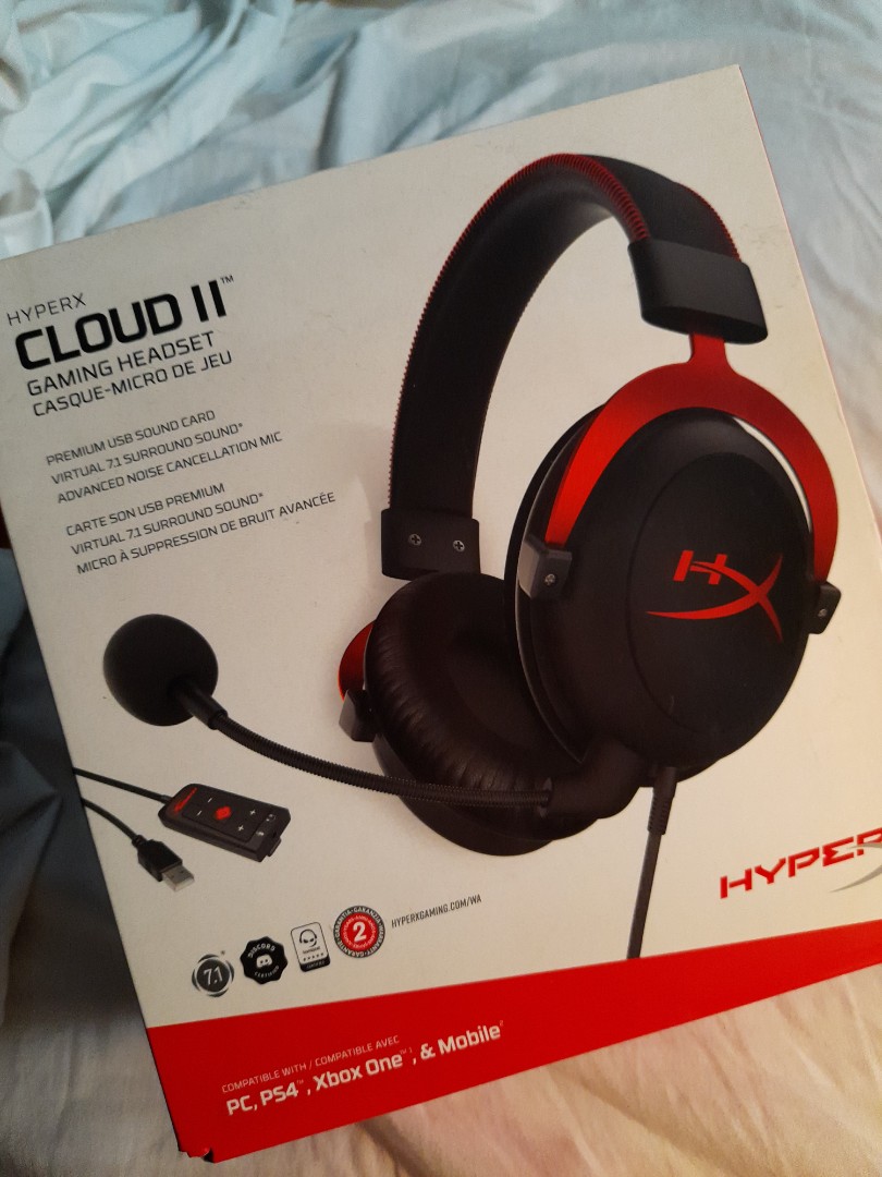 HyperX Cloud II Gaming Headset, Audio, Headphones & Headsets on Carousell