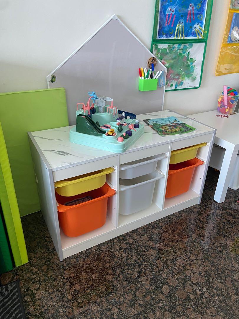 Ikea Trofast unit for sale, with boxes, Furniture & Home Living