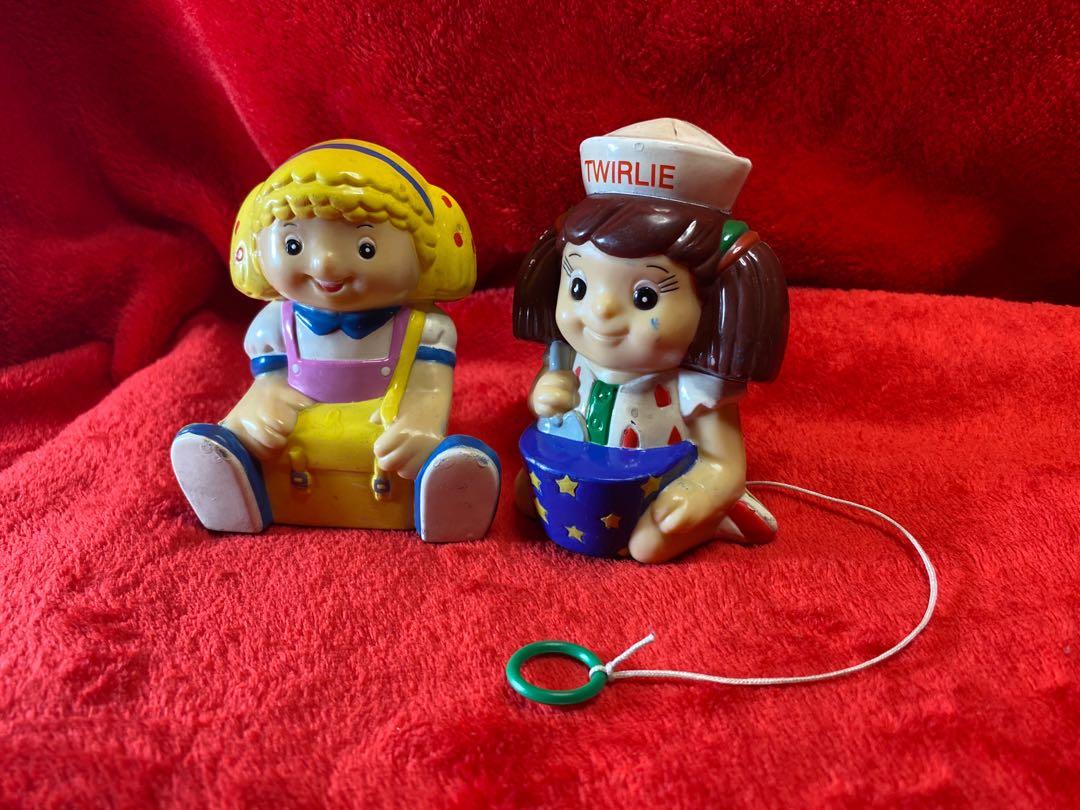 Jollibee Lot of 2pcs Rare & Vintage Hetty & Twirlie 3” With