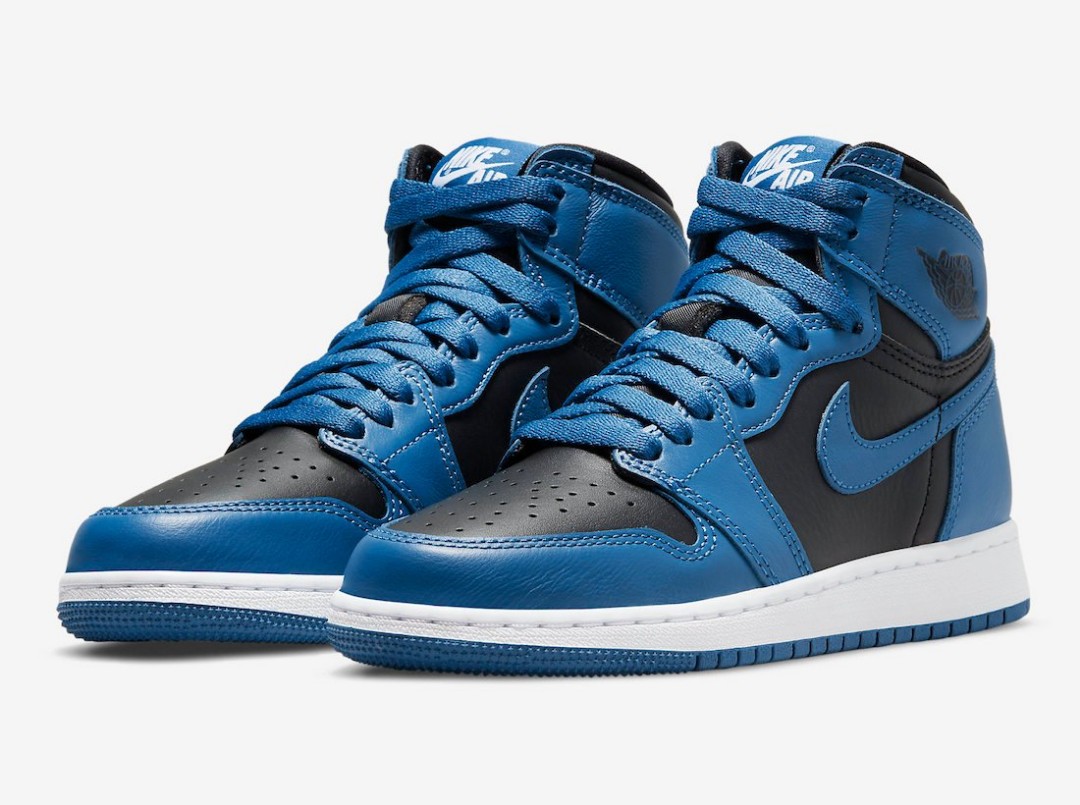 All blue air hotsell jordan 1