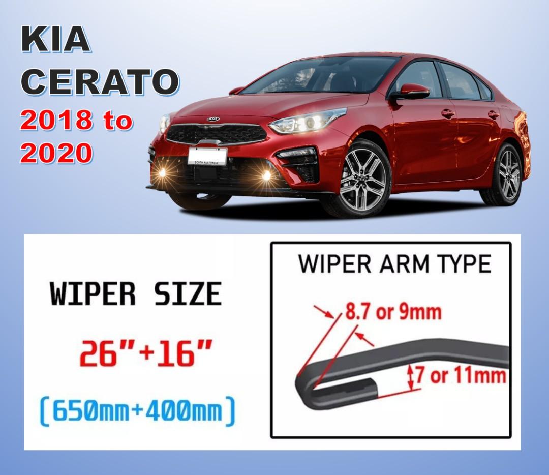 KIA Cerato Wipers Blade, Car Accessories, Accessories on Carousell