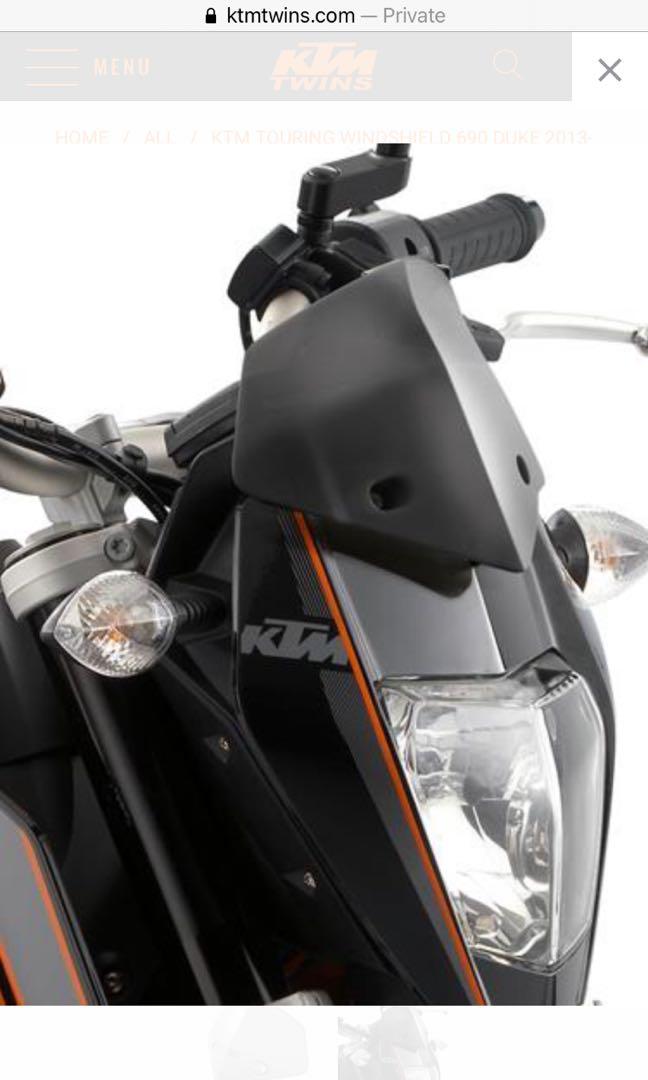 Ktm 690 duke windscreen deals