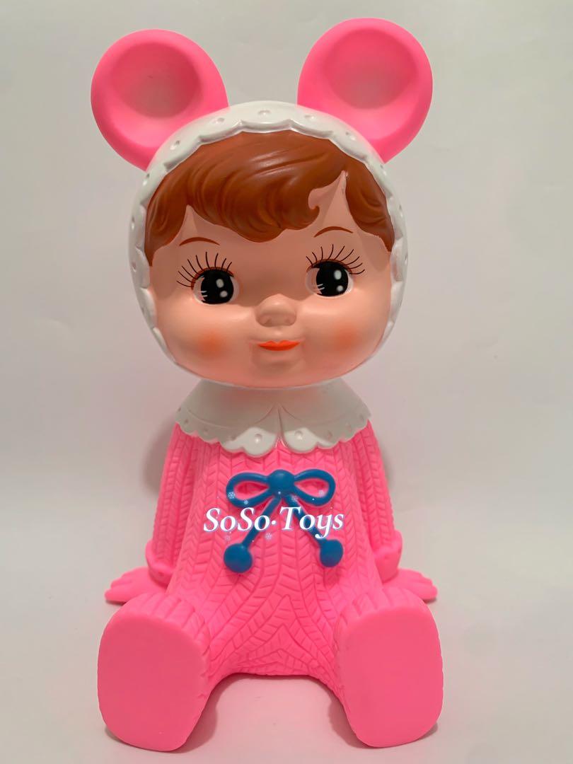 Lapin&Me × KODAMA なかよしチャーミーちゃん 7点セット 昭和レトロ ソフビ 玩具オモチャコレクション Charmy Chan Figure (チャーミーちゃん(デビルブラック) 「なかよしチャーミー