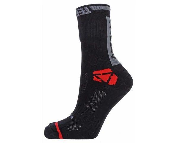 Leatt DBX Socks (S) (Category: Parts & Accessories) located in Singapore. Submitted by thephebianz (Listing ID 1139458957, Image 1). Description: 3D knitted socks with reinforced ankle, heel and instep sections. Super soft knitted top.