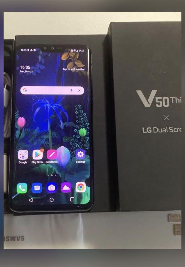 LG V50 ThinQ 5G Dual LCD screen(128GB+6GB) 99.9% New , Model