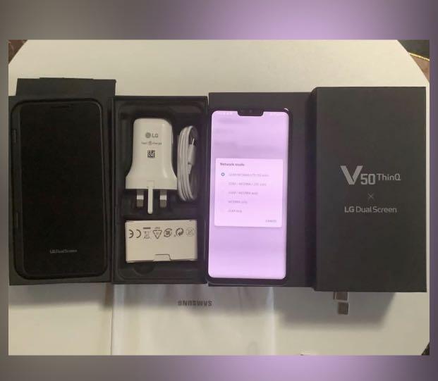 LG V50 ThinQ 5G Dual LCD screen(128GB+6GB) 99.9% New , Model