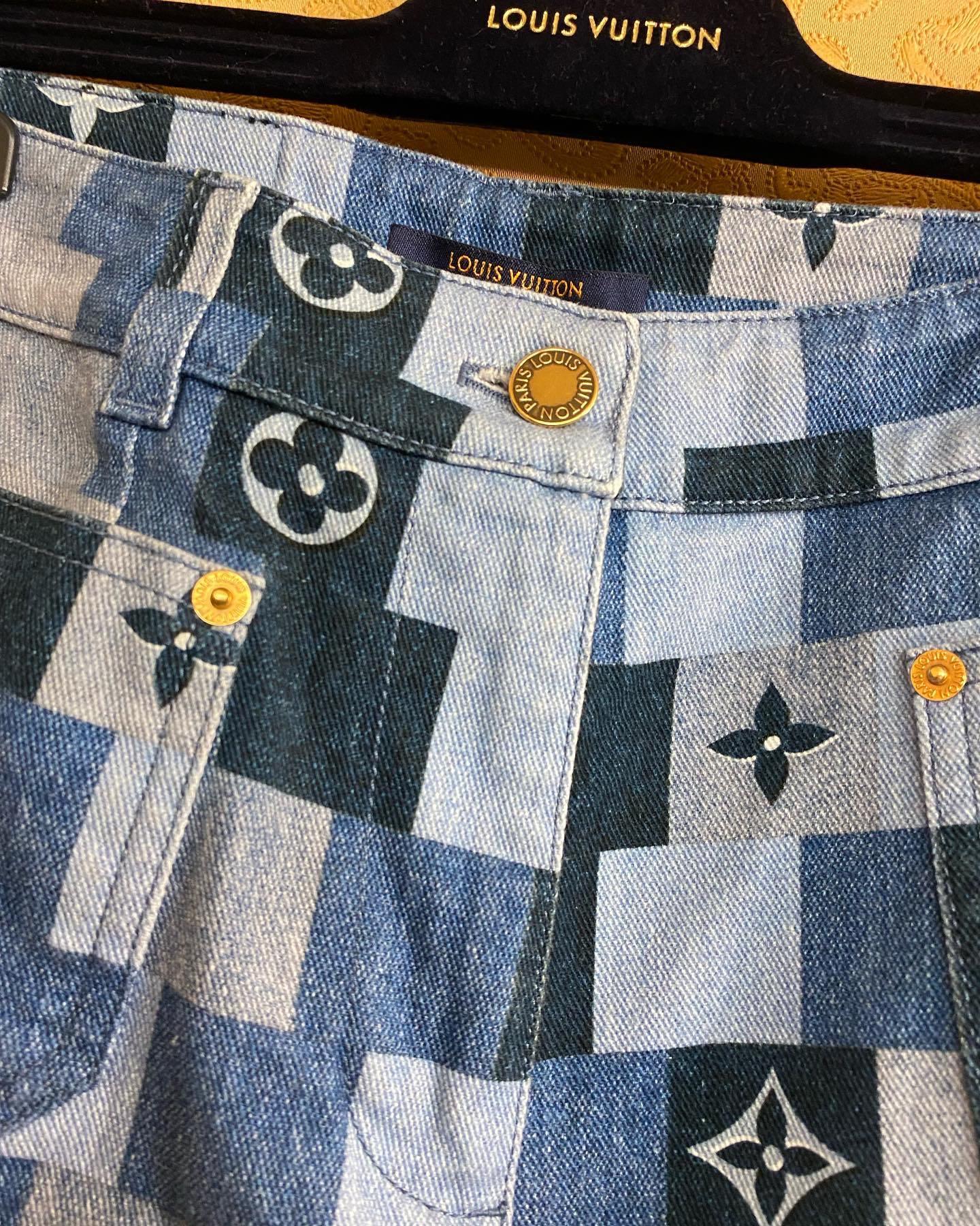 Louis vuitton patchwork clearance jeans
