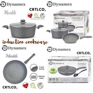 Marble Cookware - Induction safe ! Non-stick Stone Dutch Oven Cookware