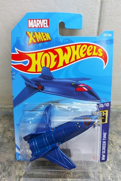 MARVEL XMEN XJET Hot Wheels 2021 HW Screen Time Series, Hobbies