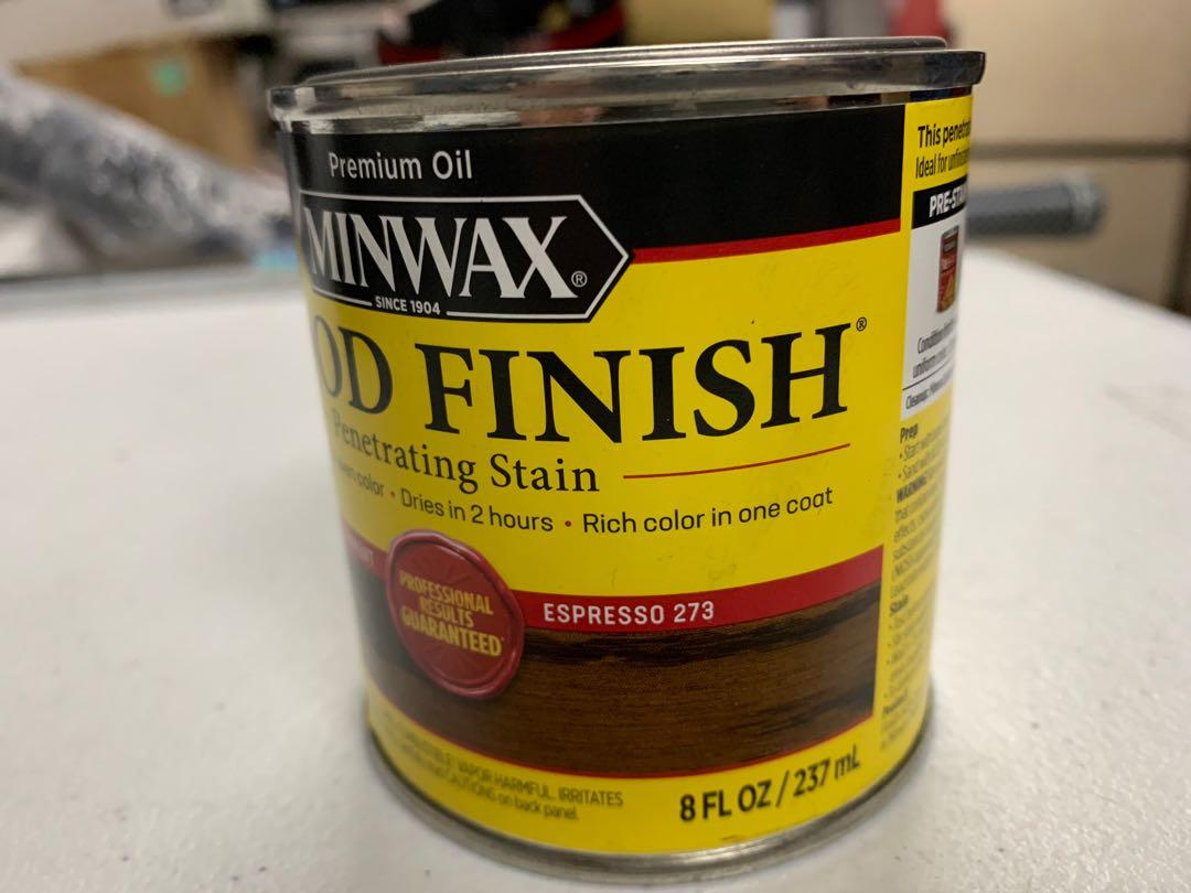 Minwax Wood Finish, Penetrating Stain, Semi-Transparent, Espresso 273 ...