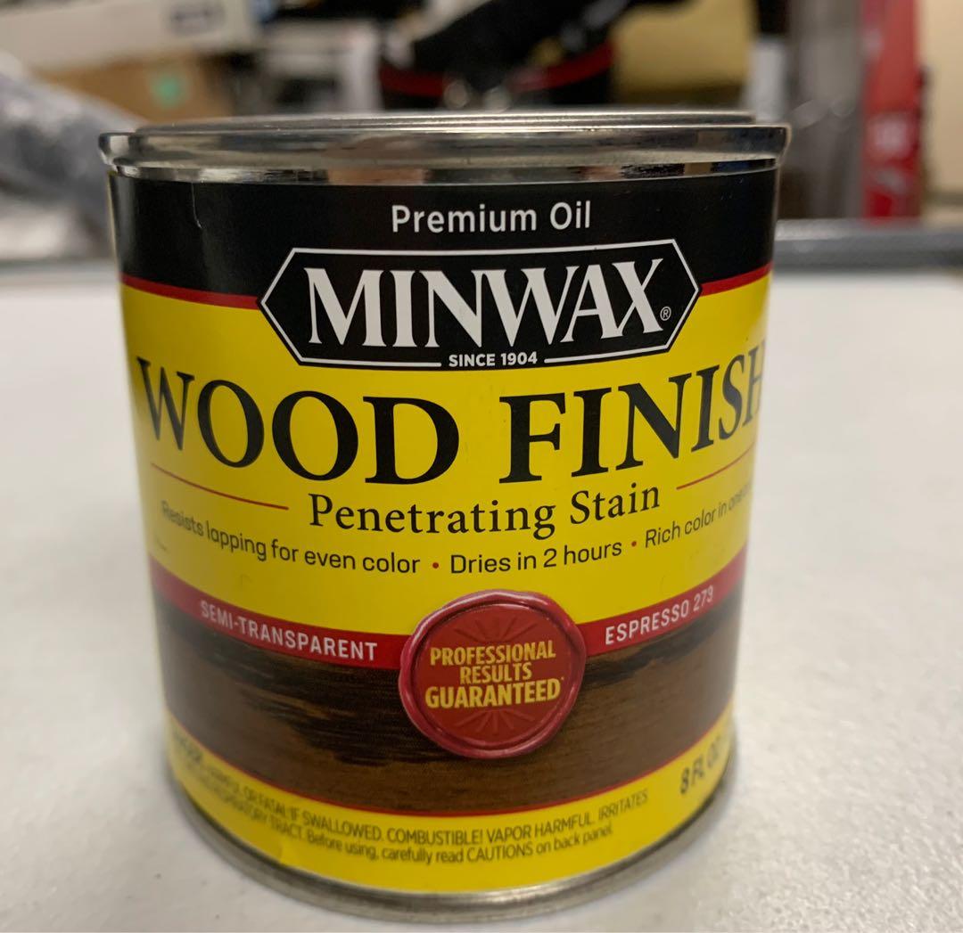 Minwax Wood Finish, Penetrating Stain, Semi-Transparent, Espresso 273 ...