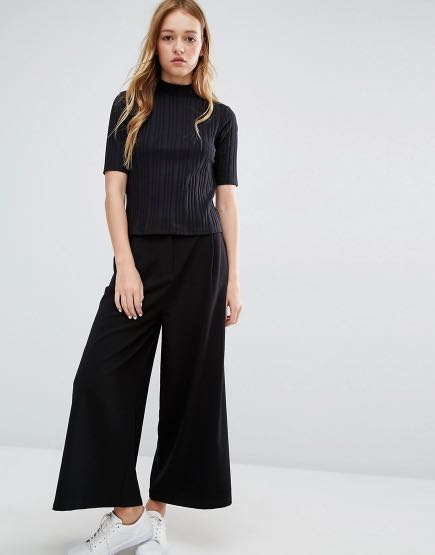 MONKI wide leg pants, Women's Fashion 