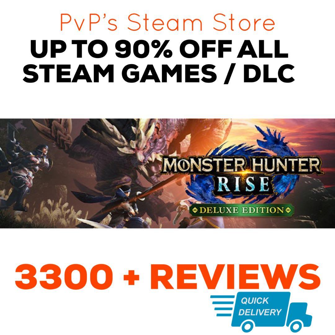 Monster Hunter Rise Deluxe [Steam Games], Video Gaming, Video Games ...
