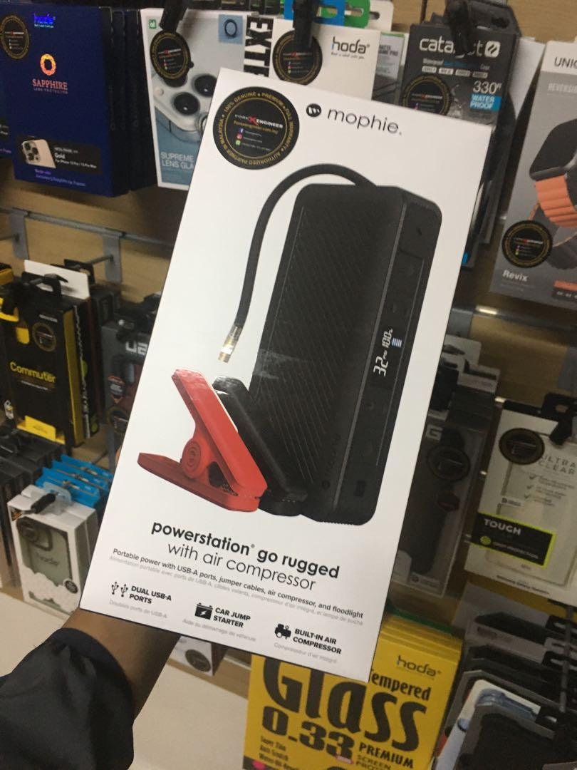 Mophie air jump starter deals portable charger and air compressor
