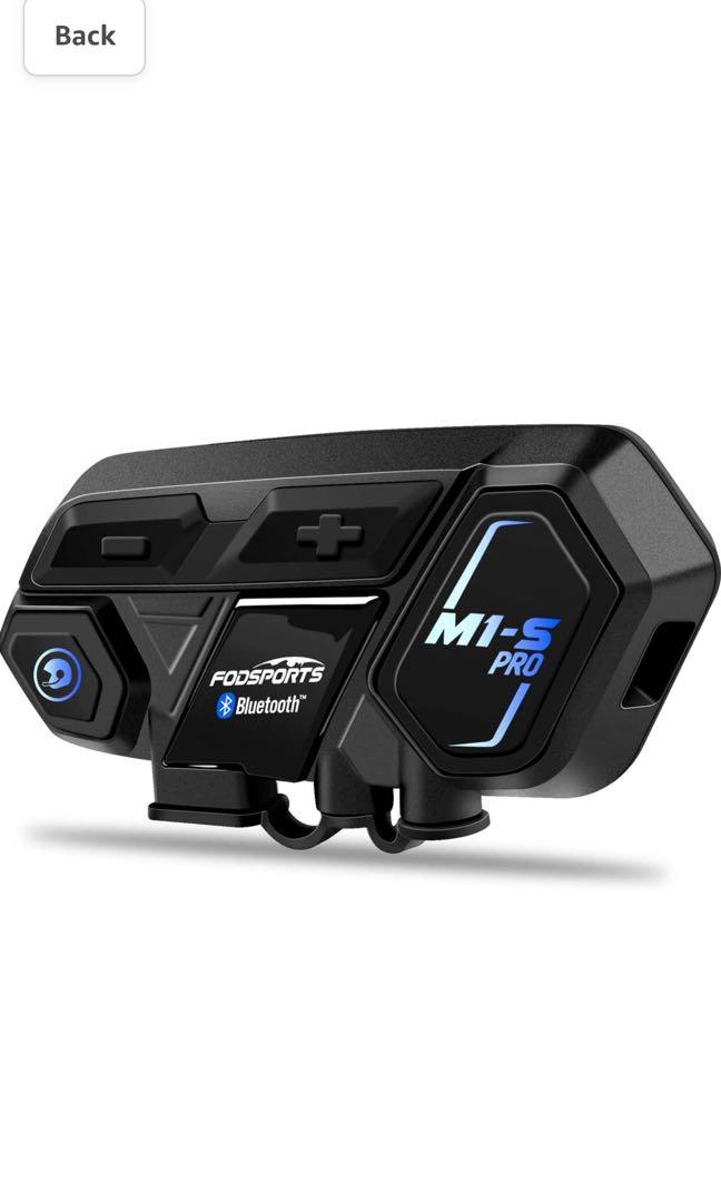 Motorcycle Bluetooth Intercom Fodsports M1S Pro 2000m Car